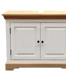 Kúpeľňový nábytok Skrinka pod umývadlo Retro 90x70x45 z mangového dreva