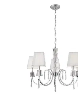 Svietidlá Searchlight 6885-5CC - Luster na reťazi PORTICO 5xG9/33W/230V chróm 6885-5CC