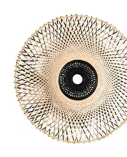 Závesné svietidlá Orientálny tienidlo bambus 50 cm - Rina