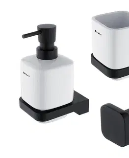 Svietidlá NIMCO MAC set-31K-T-90 -Dávkovač mydla, stojan na kefky a nástenný háčik MAYA MAC set-31K-T-90