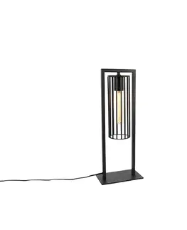 Stolné lampy Moderná stolná lampa čierna - Balenco Wazo
