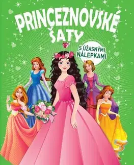 Nalepovačky, vystrihovačky, skladačky Princeznovské šaty