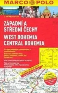 Slovensko a Česká republika Západní a střední Čechy ČR 1 - mapa 1:200 000