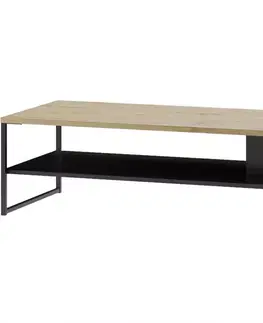 Konferenčné stolíky s úložným priestorom Konferenčný stolík Lucas 41 Artisan/čierna mat