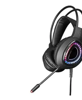 Predlžovacie káble  Herné LED RGB slúchadlá VARR s mikrofónom 7.1 VH8010