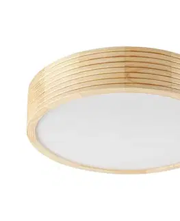 Svietidlá  Stropné svietidlo NATURAL MODERN 2xE27/15W/230V priemer 37,5 cm borovica LD-PD-6.2/R/SOSNA