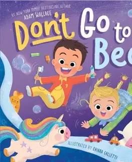 Leporelá, krabičky, puzzle knihy Don't Go to Bed! - Adam Wallace