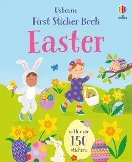 Nalepovačky, vystrihovačky, skladačky First Sticker Book Easter - Holly Bathie,Abigail Hall