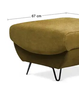 Taburetky NABBI Salma taburetka horčicová