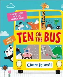 Leporelá, krabičky, puzzle knihy Ten on the Bus - Clare Fennell
