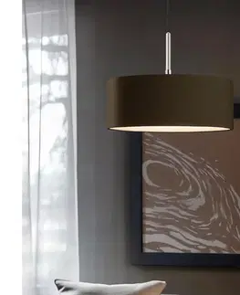 Svietidlá Eglo - LED závesný luster TUNJA 1xE27/60W/230V hnedý 1xEG32517+1xEG32474