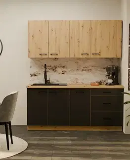 Modulový kuchynský nábytok Kuchynská linka Modena 180cm bez pracovnej dosky