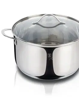 Hrnce BERLINGER HAUS - Hrniec nerez a sklenená pokrievka 24cm/6l