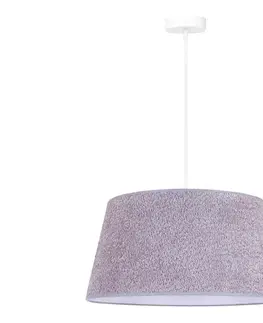 Svietidlá  - Luster na lanku BOUCLE 1xE27/15W/230V pr. 50 cm šedá 601498