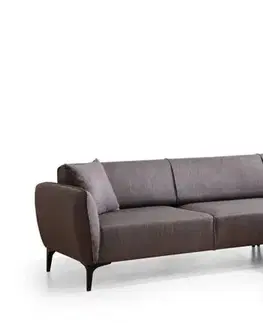 Sedacie súpravy Rohová sedacia súprava / Rohová pohovka Belissimo Right - Dark Grey