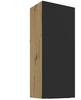 Kuchynské skrinky visiace Kuchynská skrinka Aria-Bl/Ar Anti Fingerprint 45g-108 1f
