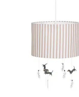 Svietidlá Atmosphera - Detský luster na lane SCOTT 1xE27/40W/230V, s motívom psíkov 174300C
