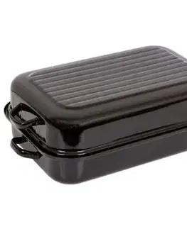 Pekáče a zapekacie misy BELIS Pekáč smaltovaný, dvojdielny, 40cm, VLNA STANDARD, Belis