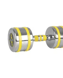Činky Chrómová činka inSPORTline Yellsteel 14 kg