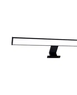 Svietidlá  LED Kúpeľňové osvetlenie zrkadla ELBA LED/12W/230V 4000K 60 cm IP44 čierna 328533