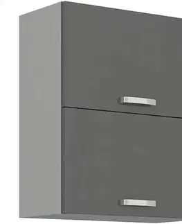 Kuchynské skrinky visiace Skrinka do kuchyne Grey 60GU-72