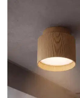 Svietidlá BRILAGI - Bodové svietidlo BACKLIT 1xGX53/15W/230V pr. 8 cm dubový dekor WO-E14-G04-WOOD-OEM