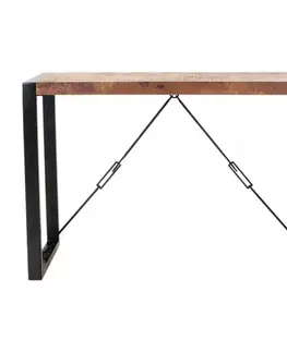Konzolové stolíky Konzolový stolík Retro 110x76x40 indický masív mango