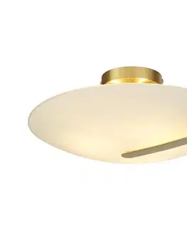 Svietidlá Searchlight 73990-3GO - Stropné svietidlo SUNDIAL 3xE27/40W/230V zlaté 73990-3GO