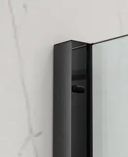 Sprchové dvere Vaňová zástena SAT Walk-In Xmotion 150x117,5 cm PVD Gun metal SATWIXMVZ150GM SATWIXMVZ150GM