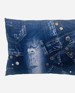 Vankúše Vankúš antialergický Jeans 50x70cm TiaHome