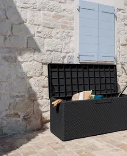 Záhradné úložné boxy Záhradný úložný box PORTOFINO 340 l Toomax
