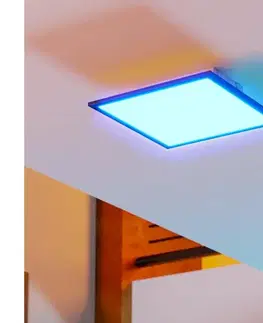 Svietidlá Eglo 901505-LED RGBW stmievateľné stropné svietidlo MORADILLO-Z LED/14W/230V 30x30cm čierne 901505