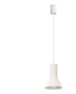 Svietidlá  SL.1870 - Závesné svietidlo na lanku ESTRIA 1xE14/10W/230V Ø 14 cm krémové SL.1870