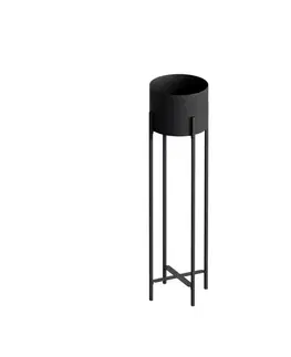 Kvetináče a truhlíky Kovový stojan na kvety GED-025 Loft black