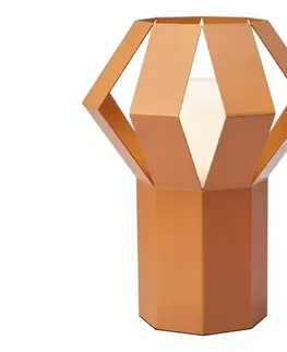 Lampy Markslöjd 109149 - Stolná lampa OCTA 1xE27/60W/230V oranžová 109149