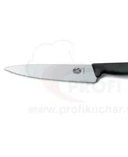Kuchynské nože VICTORINOX Kuchársky nôž Victorinox so zúbkovanou čepeľou 22 cm 5.2033.22