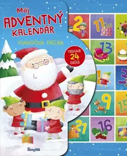 Leporelá, krabičky, puzzle knihy Môj adventný kalendár: Vianočná dielňa - neuvedený,Lenka Sobolíková