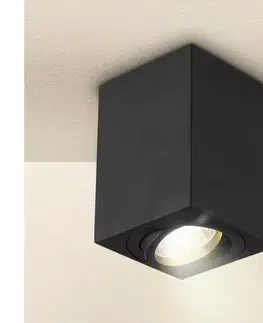 Svietidlá BRILAGI - stmievateľné LED RGBW bodové svietidlo MIA 1xGU10/4,8W/230V 100x80 mm čierna BG0596+AI2382