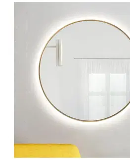 Svietidlá Baltica Design - LED zrkadlo s podsvietením BRIGHT 15W/230V 4500K priemer 90 cm IP65 zlaté Bright 90 Golden neutral