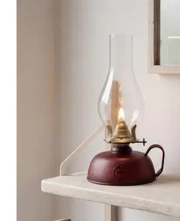 Lampy BRILAGI - Petrolejová lampa MERLIN červená 8590828169413