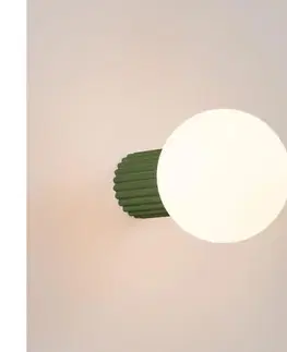 Svietidlá  SL.1722 - Kúpeľňové nástenné svietidlo HALO 1xG9/8W/230V IP44 zelená SL.1722