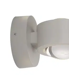 Svietidlá Schöner Wohnen 19331-39 - LED nástenné svietidlo CHIA 2xLED/2W/230V sivá 19331-39