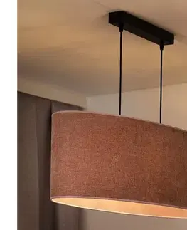 Svietidlá  - Luster na lanku OVAL 2xE27/15W/230V ružová 603430