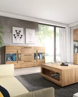 TV stolíky VALICIA 40 televízny stolík dub grandson
