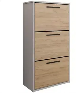 Skrinky na topánky Skrinka na topánky Asper Stojaci Fr. Craft/biela