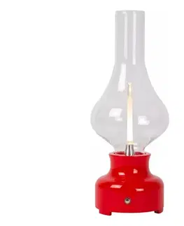Lampy Lucide 74516/02/32 - LED Stmievateľná stolná lampa JASON LED/2W/230V červená 74516/02/32