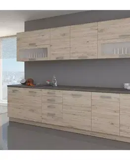 Modulový kuchynský nábytok Kuchynská linka Bordeaux bez dosky 260