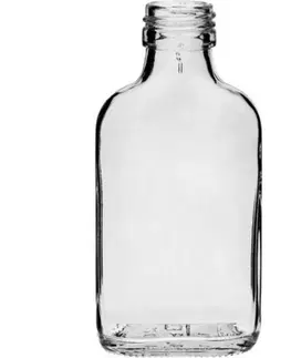 Shakery Kinekus Fľaša na alkohol, sklenená, 100ml, uzáver na závit, balenie 10ks