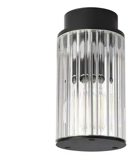 Záhradné lampy Argon 8773 - Vonkajšie stropné svietidlo NORFOLK 1xE27/15W/230V IP44 čierna 8773