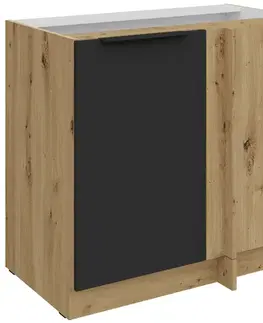 Kuchynské skrinky stojace Kuchynská skrinka Aria-Bl/Ar Anti Fingerprint 105 Nd 1f Bb